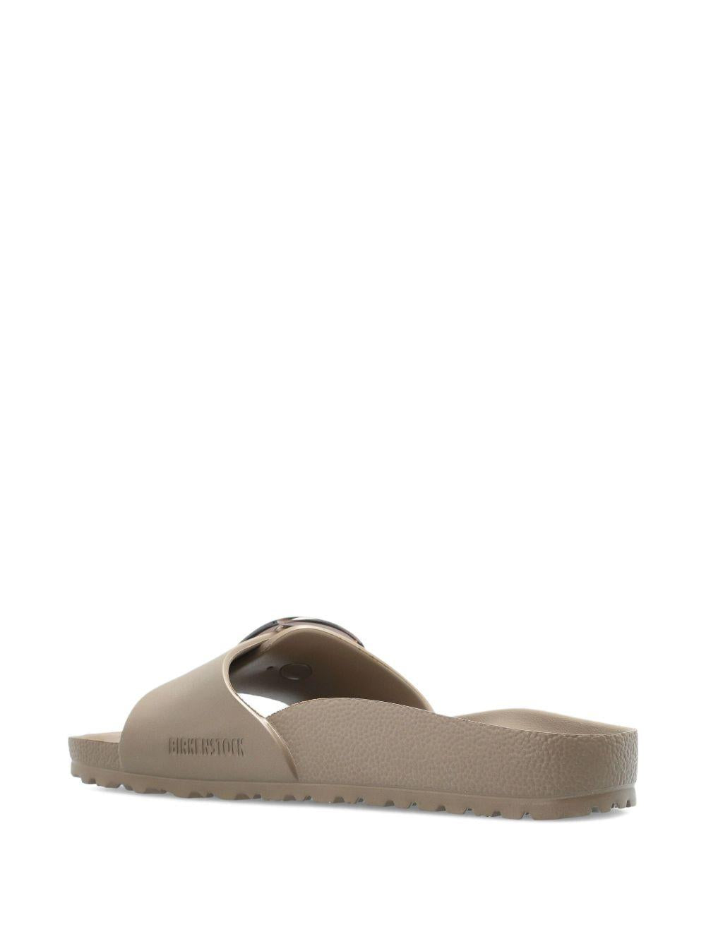 BIRKENSTOCK Ciabatte Madrid grigio con fibbia 