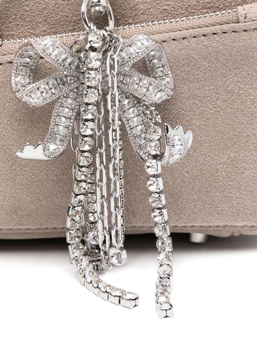 SELF PORTRAIT Borsa a spalla in pelle scamosciata 