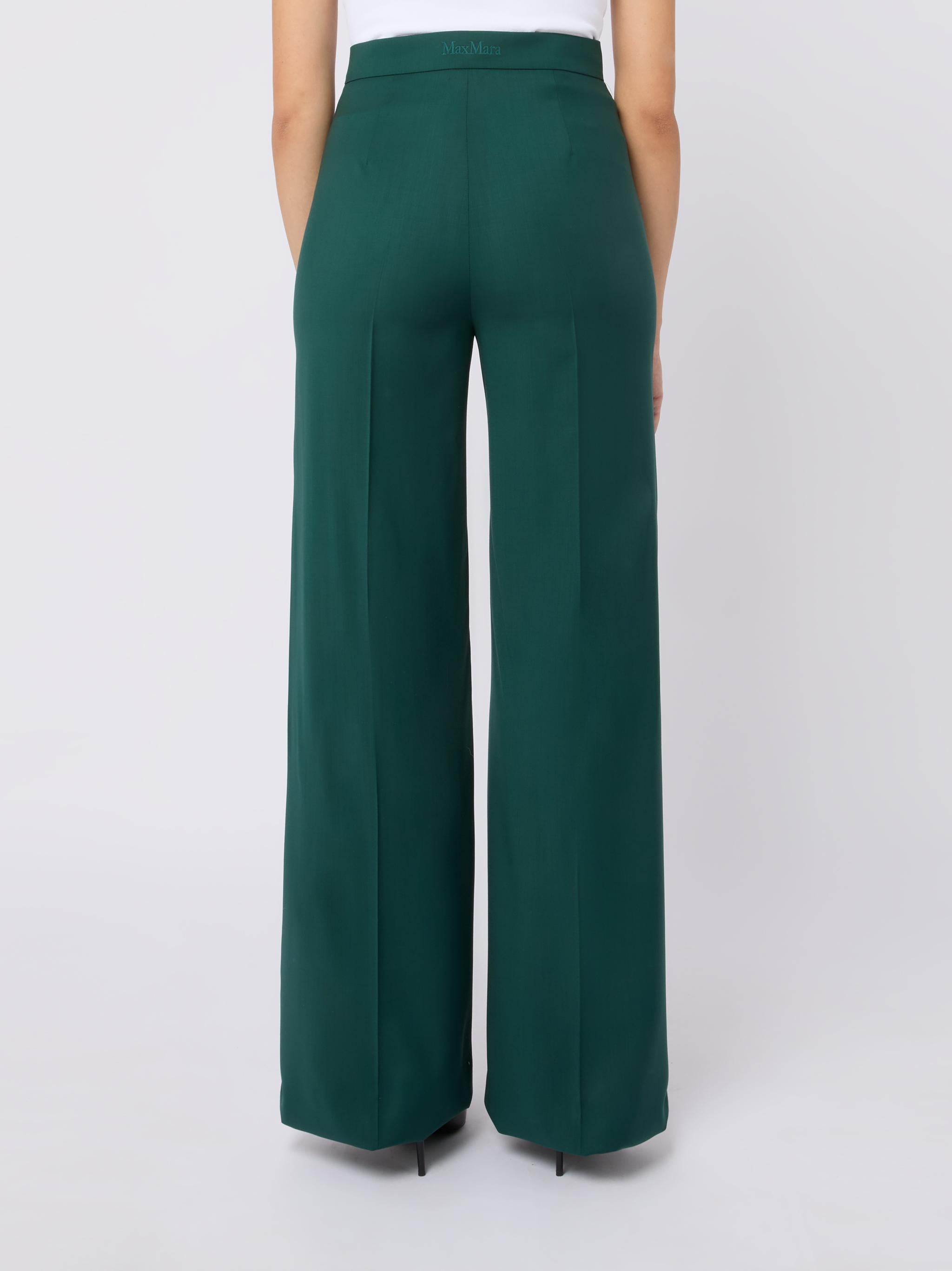 MAX MARA Pantalone 'Fernet' in tela di pura lana leggera 