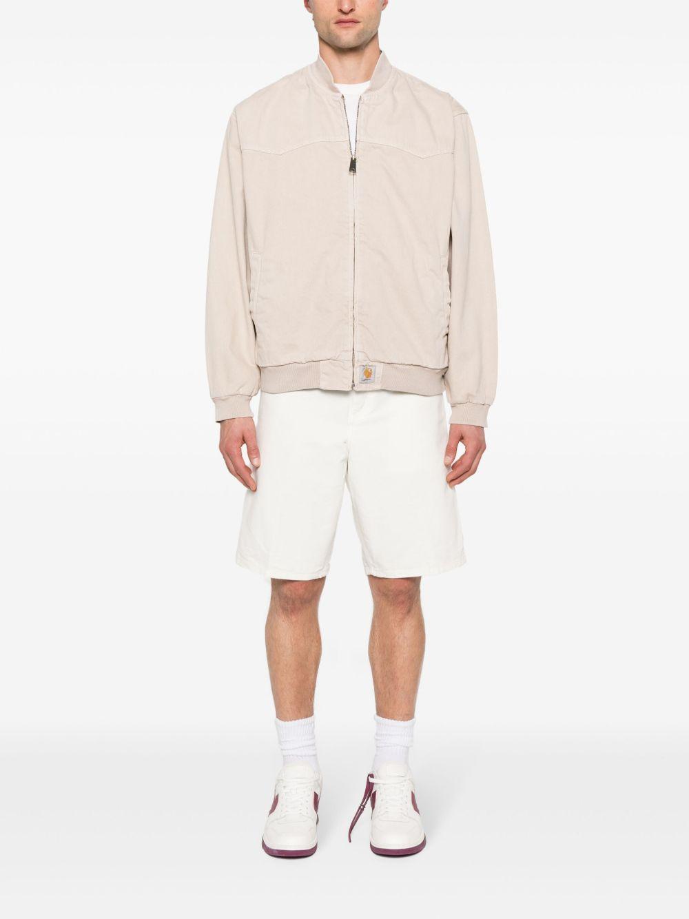 CARHARTT WIP Bermuda in jeans bianco 