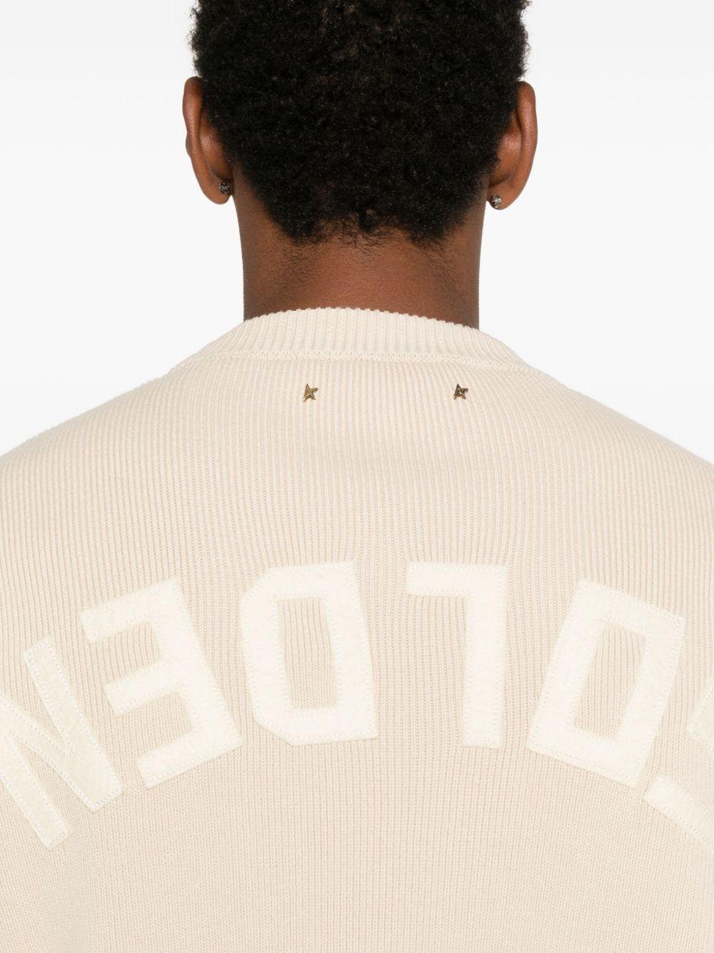 GOLDEN GOOSE Maglia girocollo in cotone 