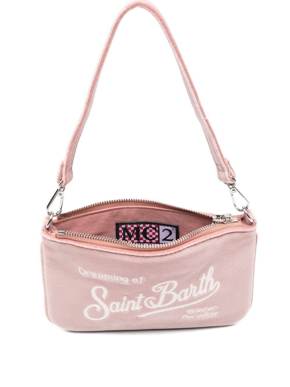 MC2 SAINT BARTH Borsa a spalla 'Parisienne Mini Velvet' 