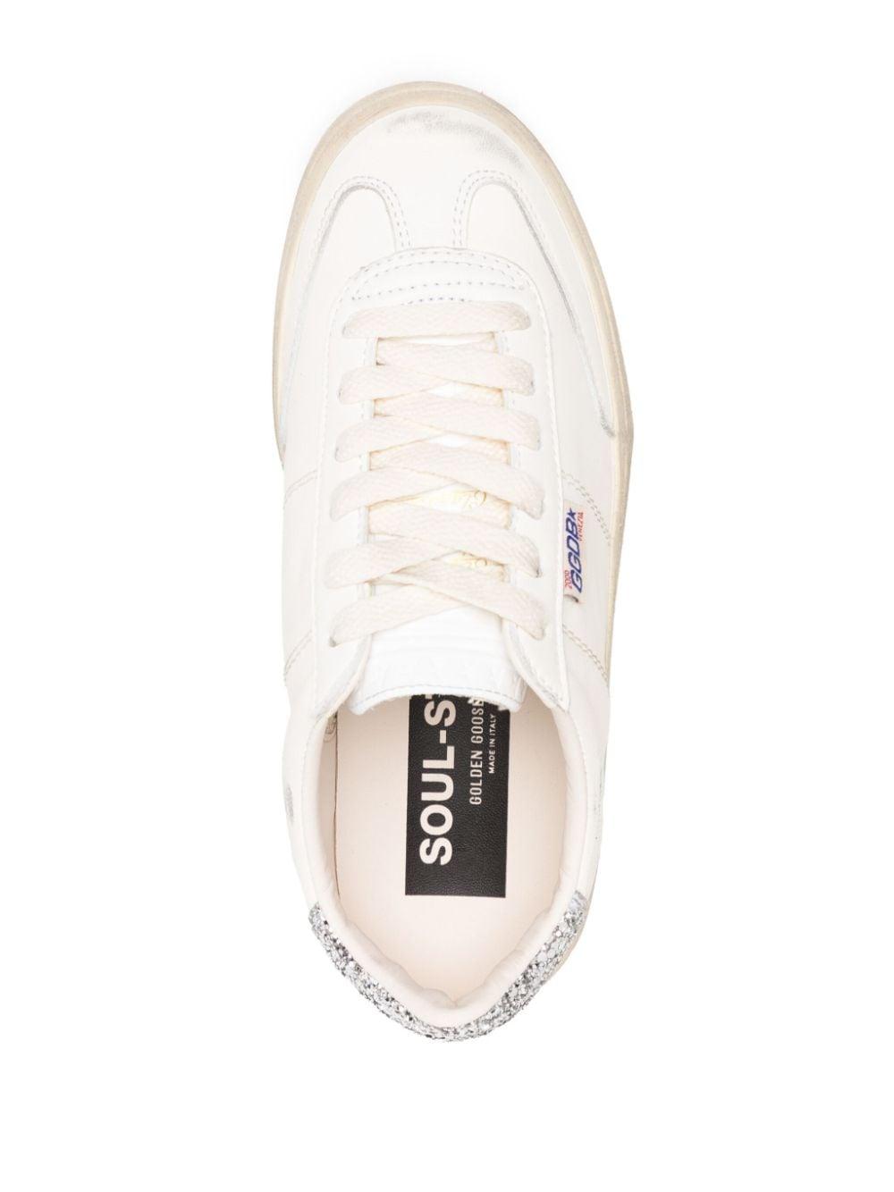 GOLDEN GOOSE Sneakers Soul Star in pelle con glitter 