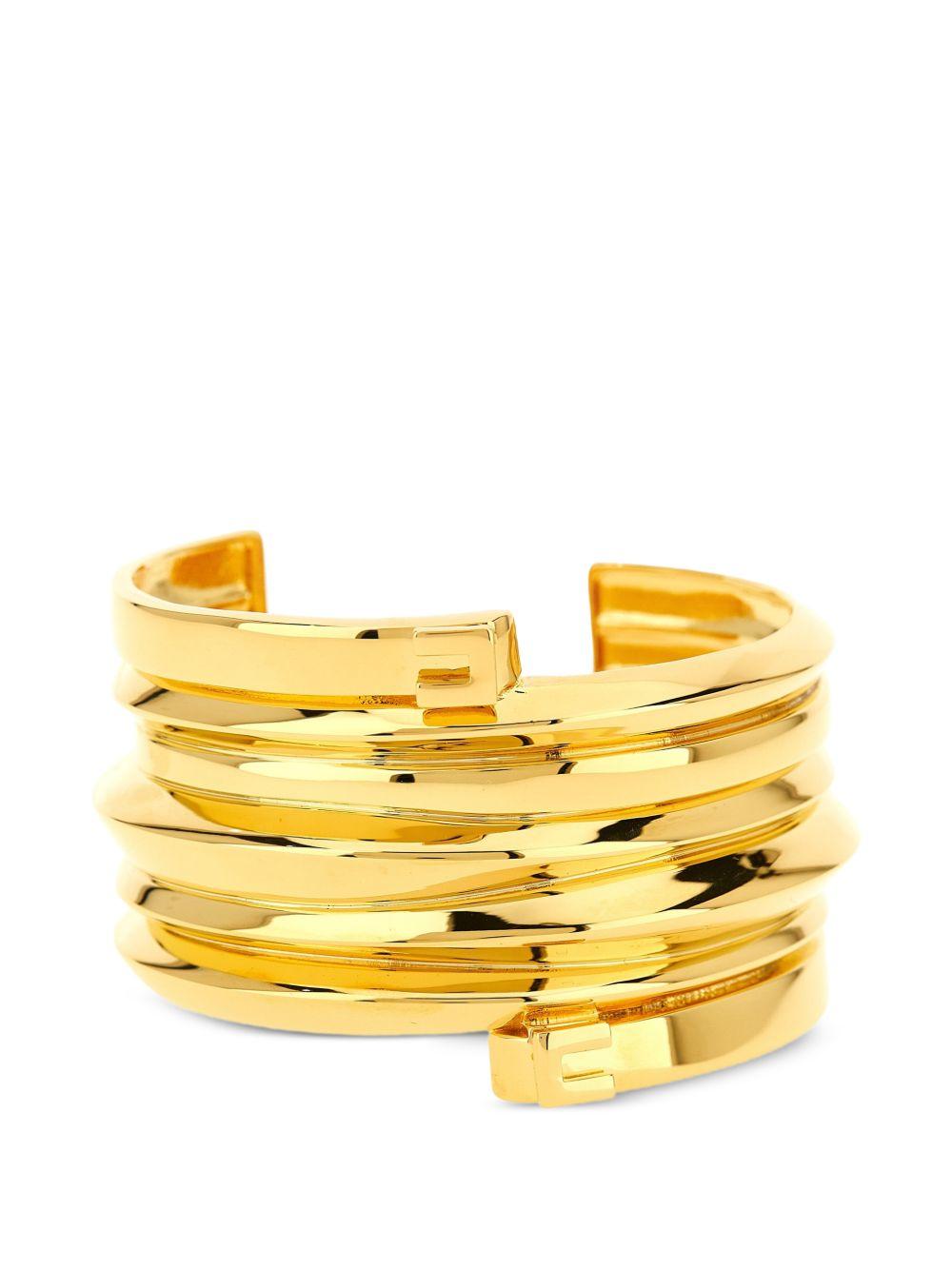 ELISABETTA FRANCHI Bracciale a spirale in metallo oro 