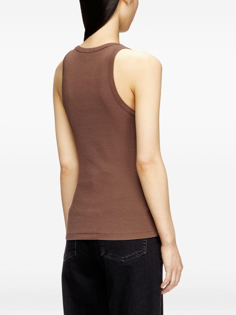 DIESEL T-shirt in cotone senza maniche 