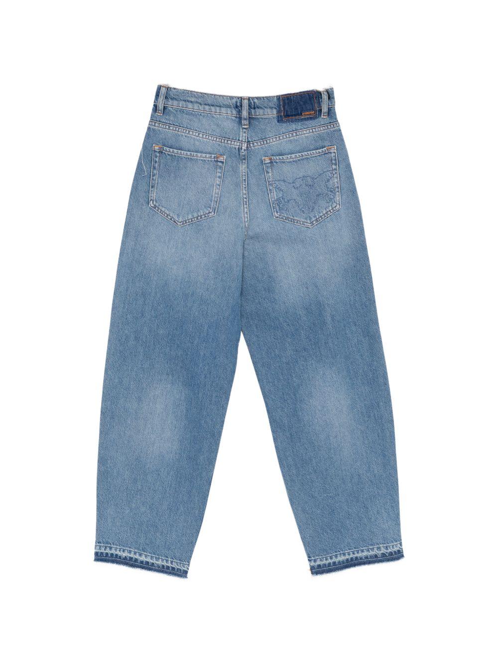 PINKO Jeans Estelle in cotone bianco 