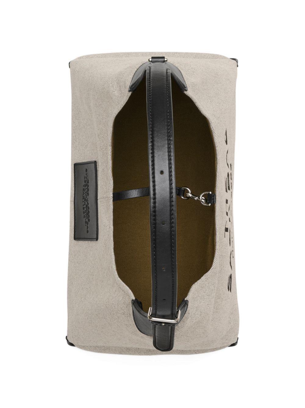 MARC JACOBS Borsa The Sack in cotone grigio 