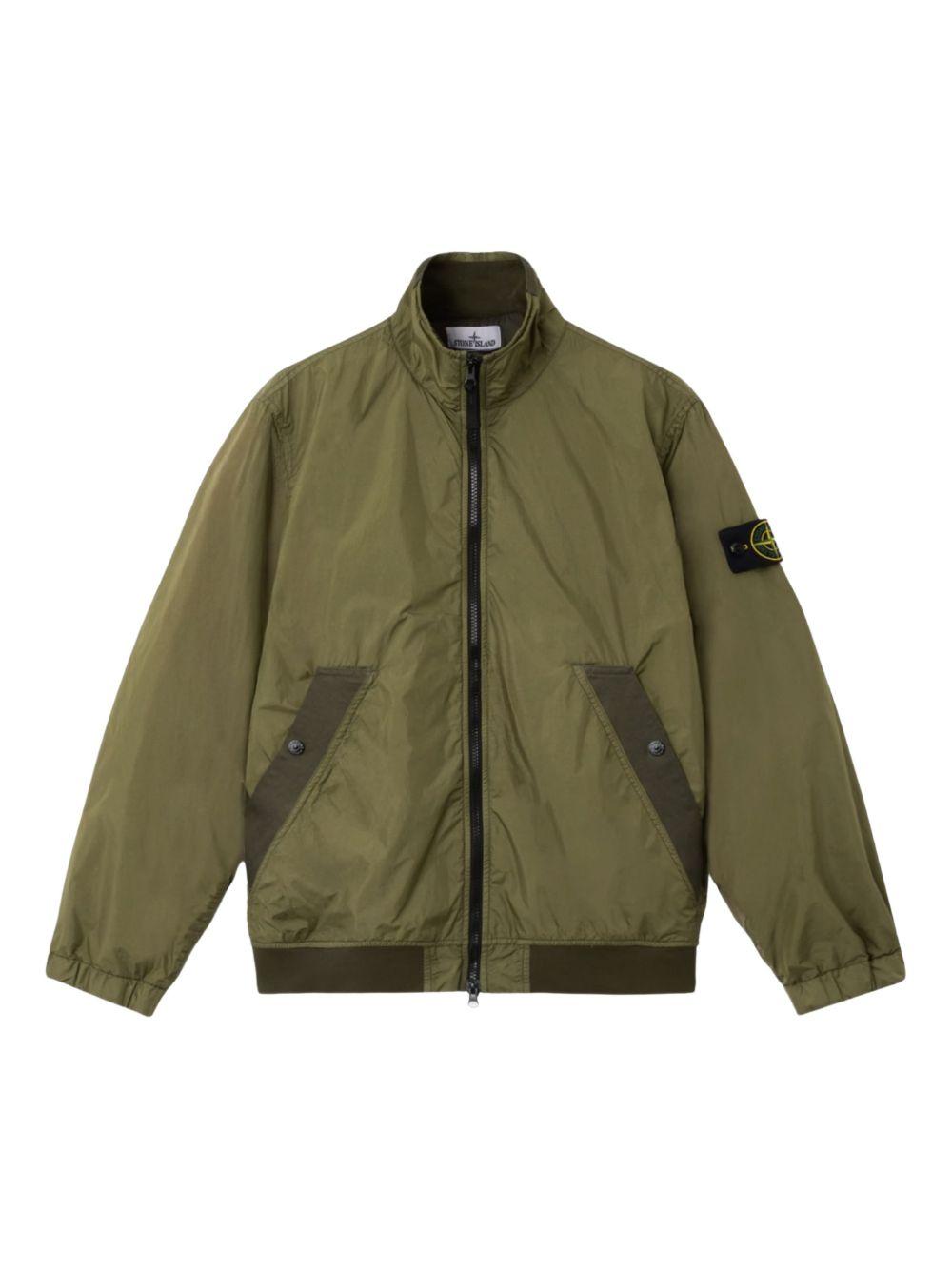 STONE ISLAND Giacca verde militare 