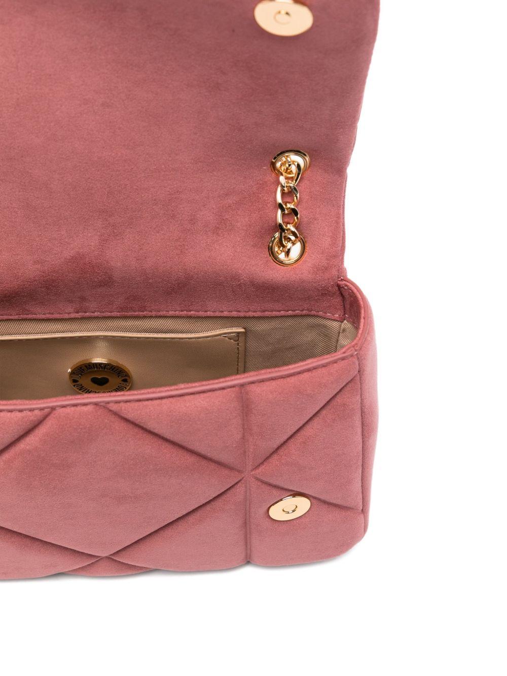 LOVE MOSCHINO Borsa a tracolla matelassé rosa 