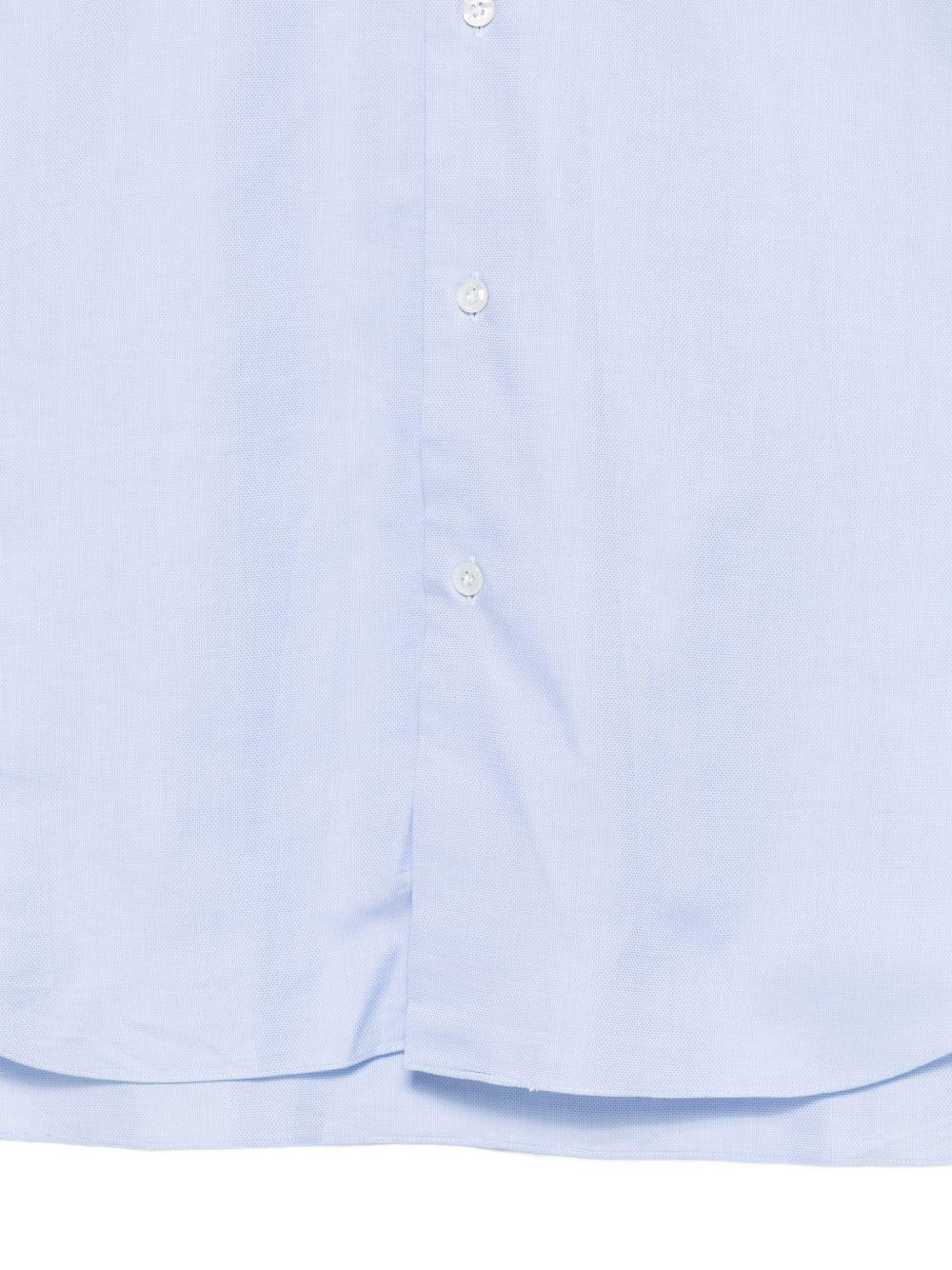 BARBA Camicia a maniche lunghe azzurra 