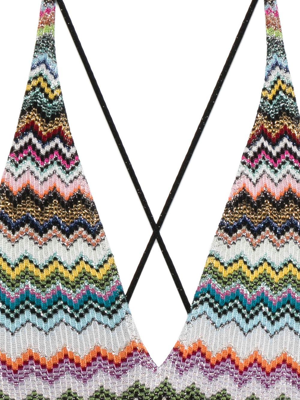 MISSONI Costume da bagno multicolore con scollo a V 