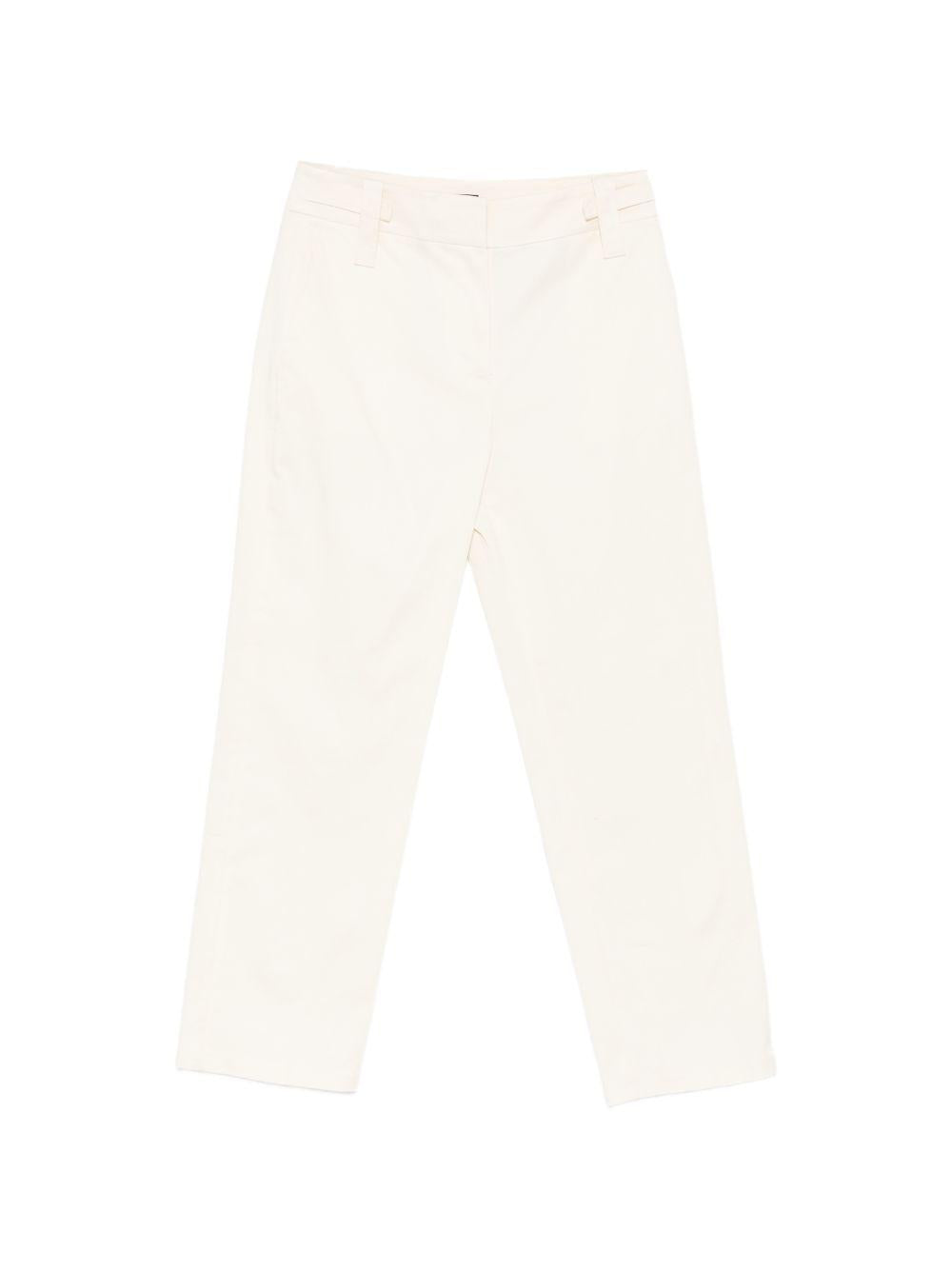 LIUJO Pantaloni bianchi in cotone 