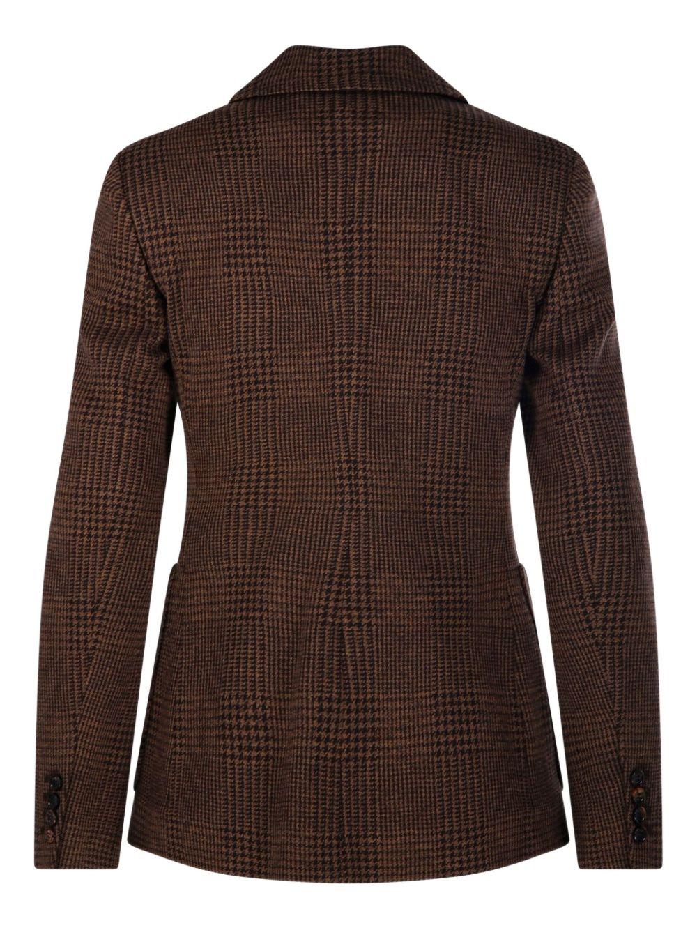 MAX MARA Blazer marrone Zulma doppiopetto 