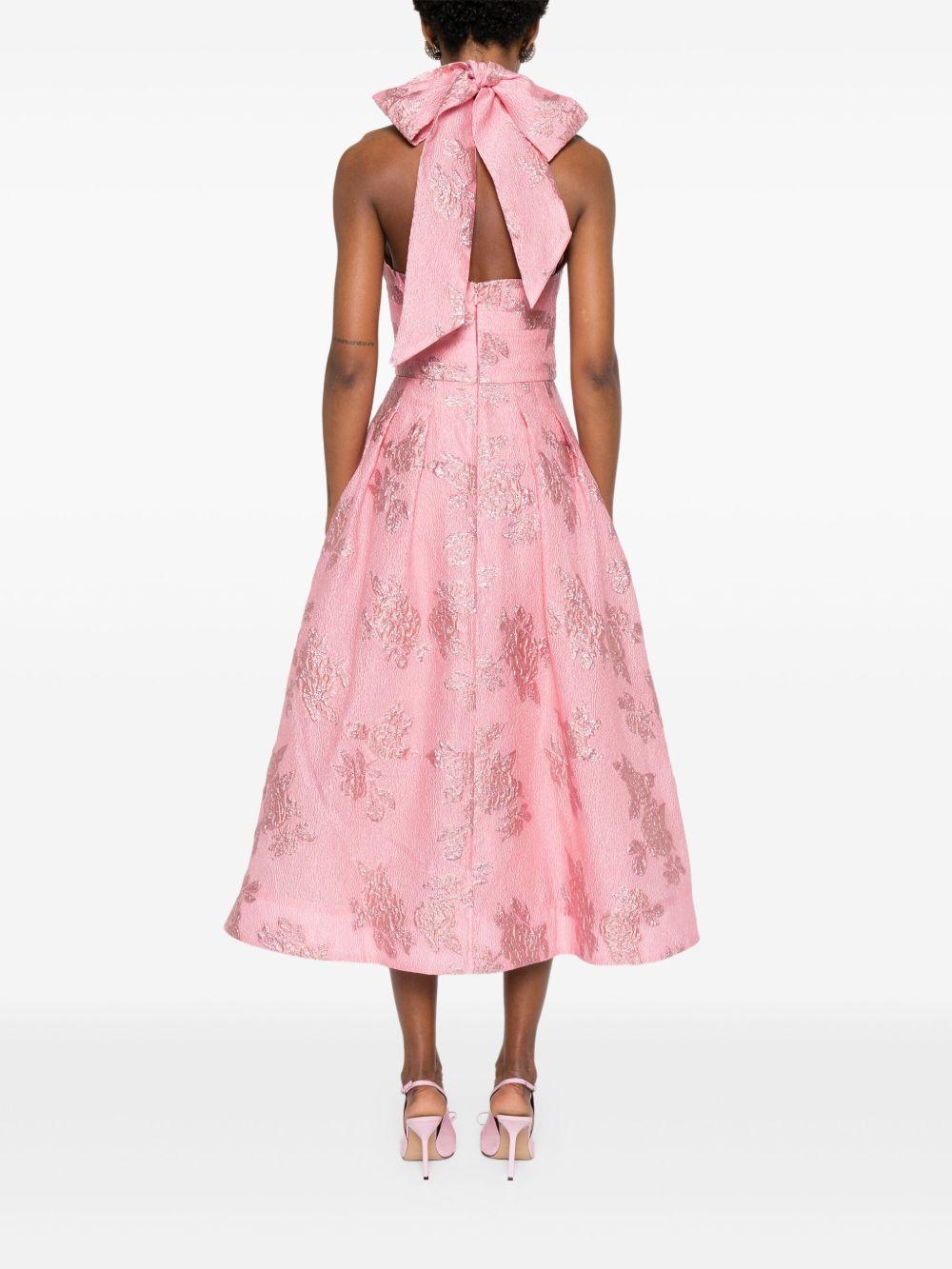 REBECCA VALLANCE Abito Benette con fiocco rosa 