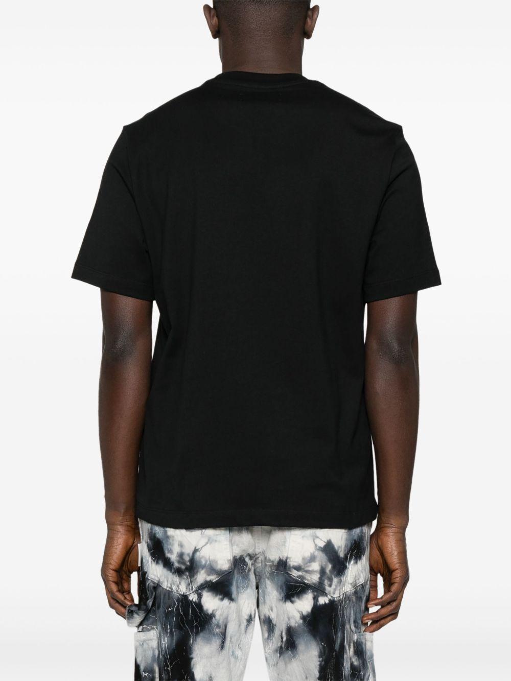 AMIRI T-shirt con logo in cotone nero 