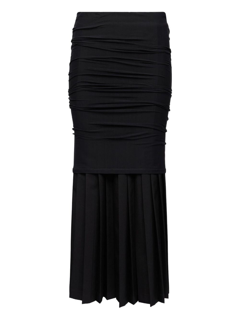 MM6 MAISON MARGIELA Gonna midi plissettata 