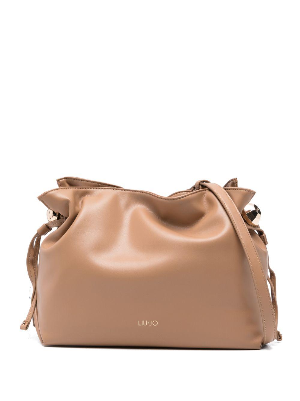 LIUJO Borsa a secchiello marrone 