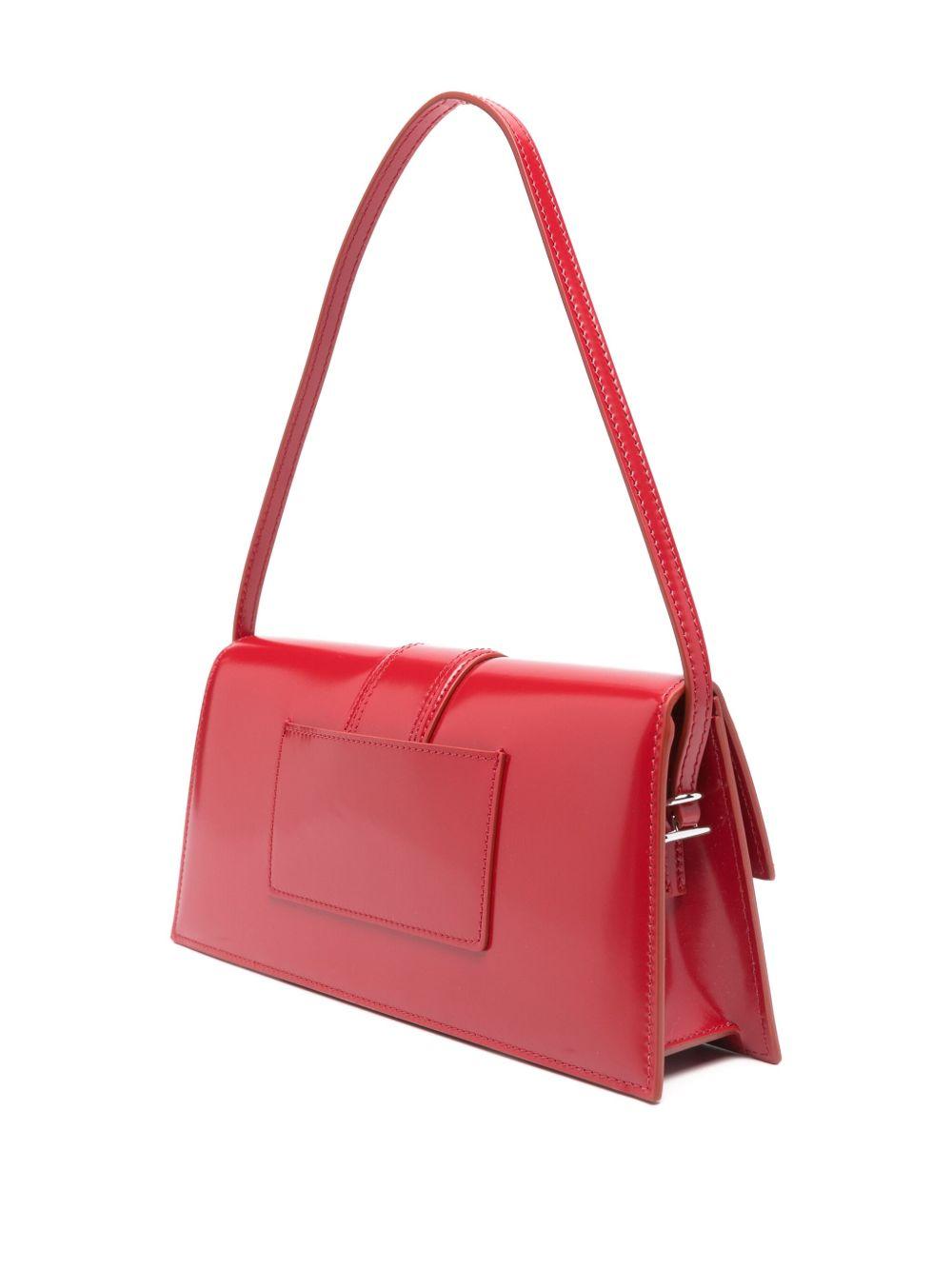 JACQUEMUS Borsa 'Le Bambino Long' in pelle rossa 