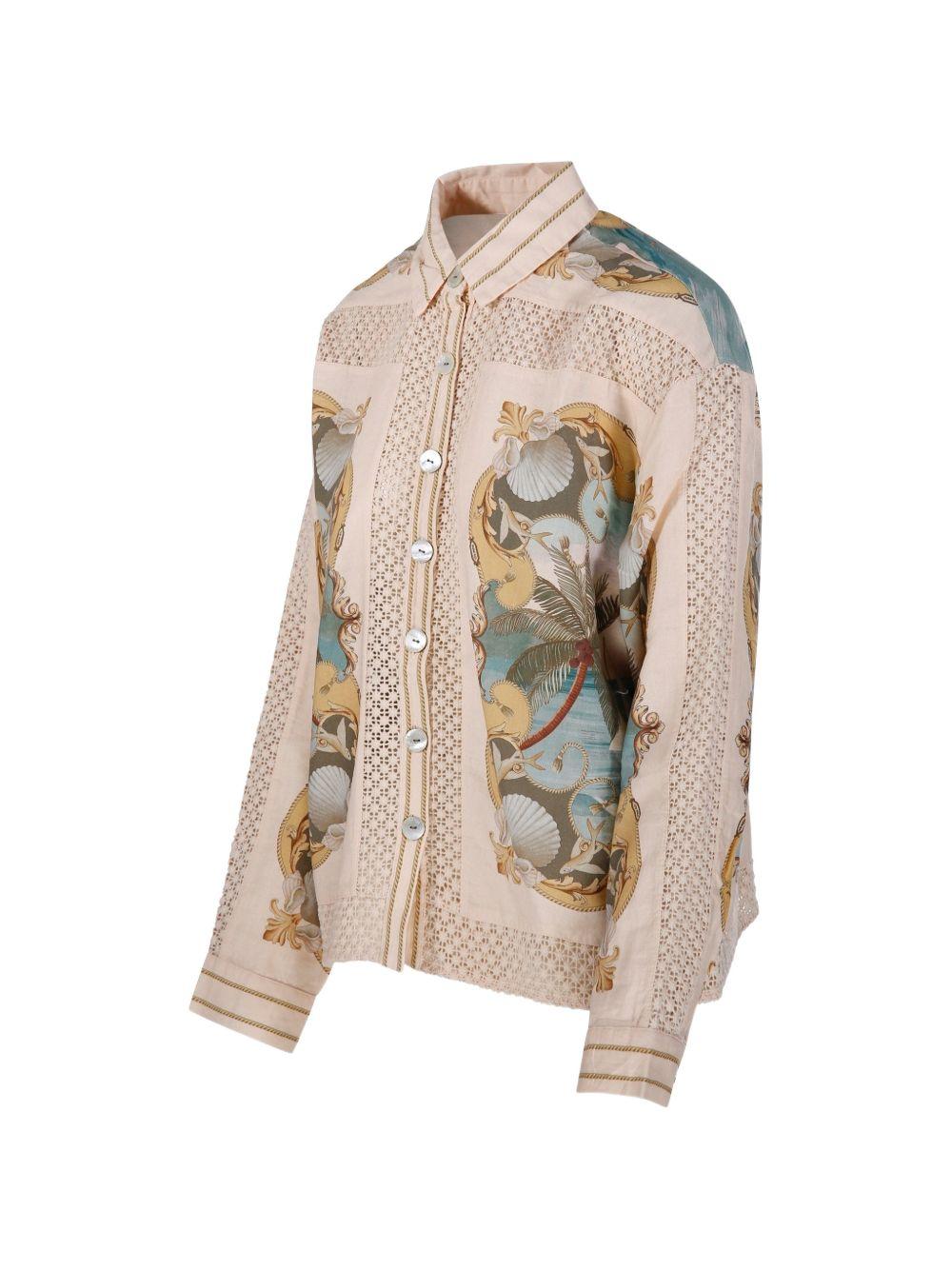FARM RIO Camicia multicolore con stampa floreale 