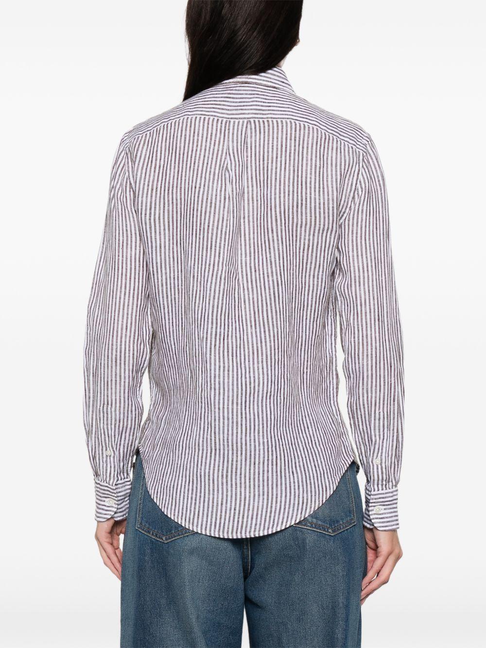 POLO RALPH LAUREN Camicia in lino a righe 