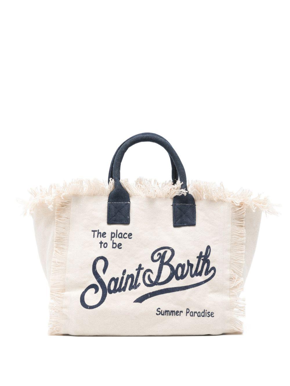 MC2 SAINT BARTH Borsa a mano Colette con logo e frange 