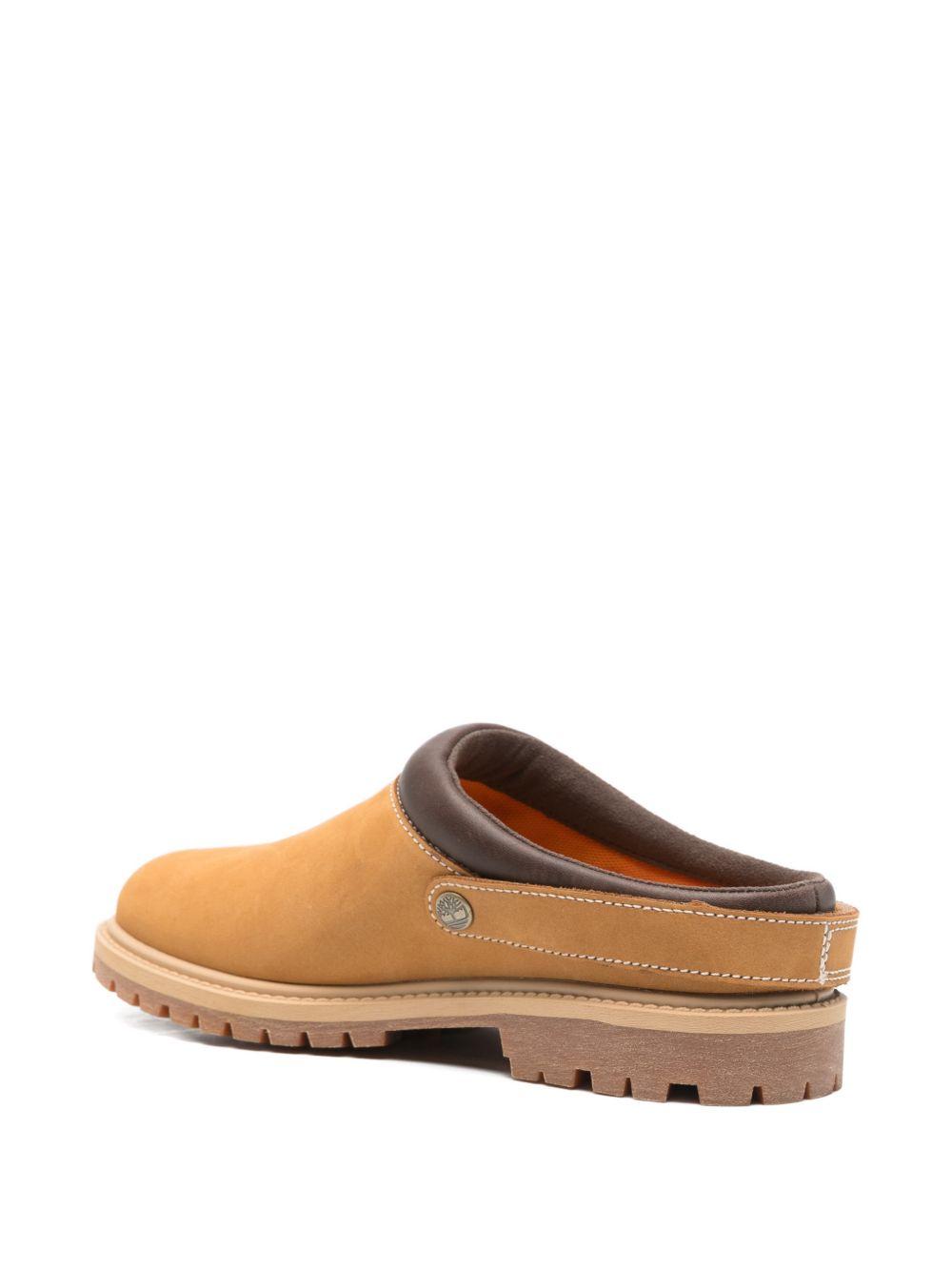 TIMBERLAND Sabot in pelle color cammello 