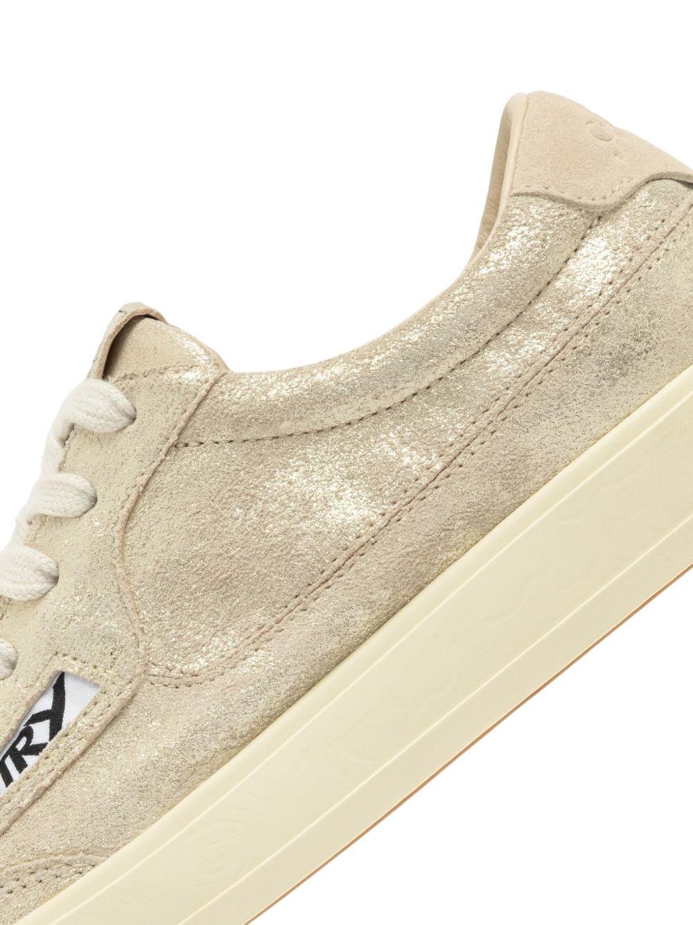 AUTRY Sneakers Windscape low in canvas platino 