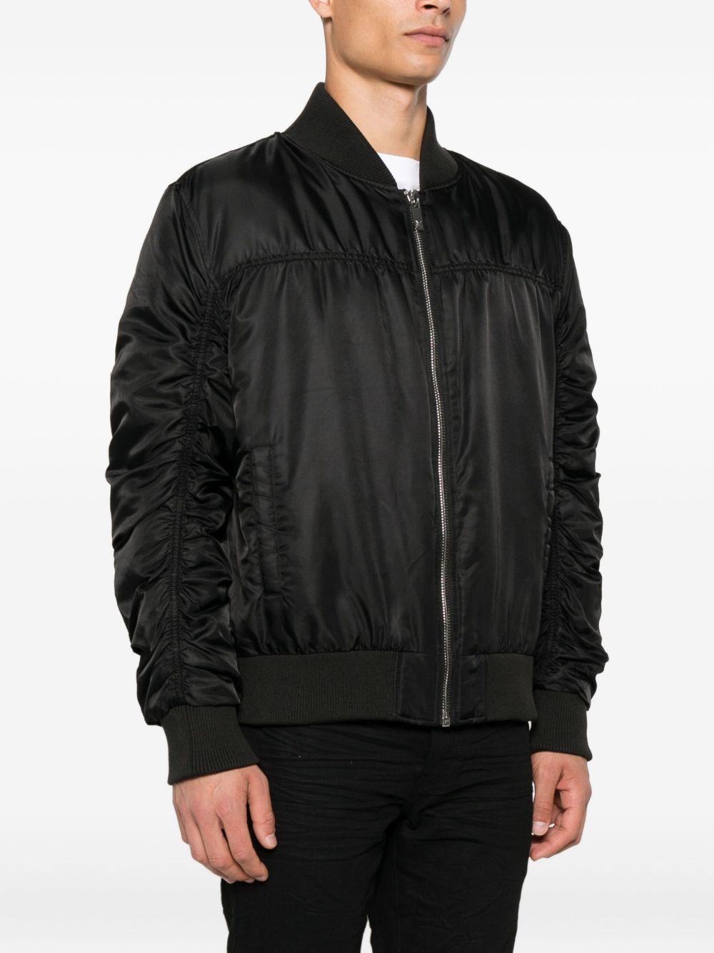 JOHN RICHMOND Bomber nero con zip 
