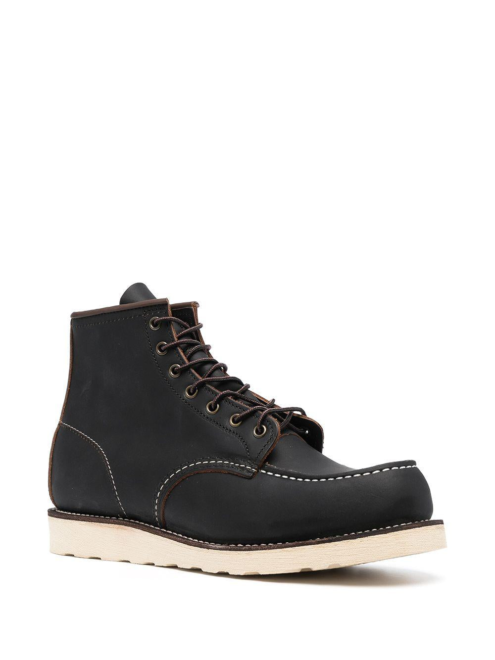 RED WING Anfibi Classic Moc Toe Nero 