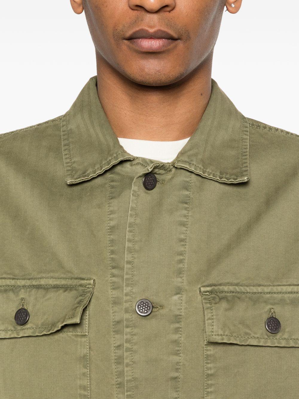 CHESAPEAKES Giacca verde militare con tasche 
