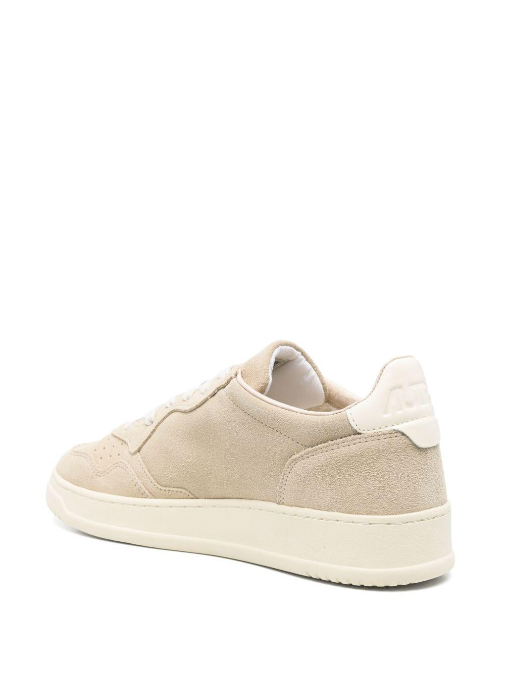 AUTRY Sneakers 'Medalist' in pelle scamosciata beige 