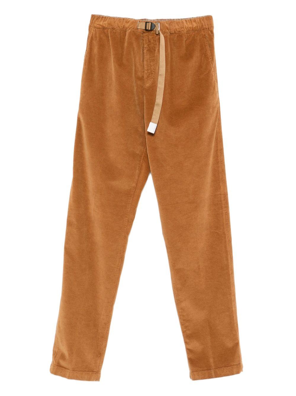 WHITE SAND Pantaloni a coste con cintura 