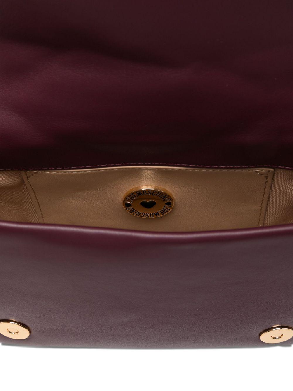LOVE MOSCHINO Borsa a tracolla bordeaux 