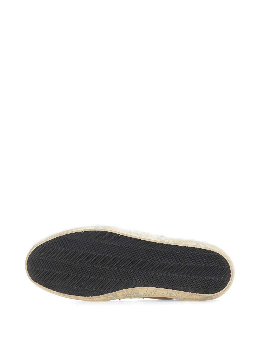 PREMIATA Sneakers David in camoscio marrone con logo 