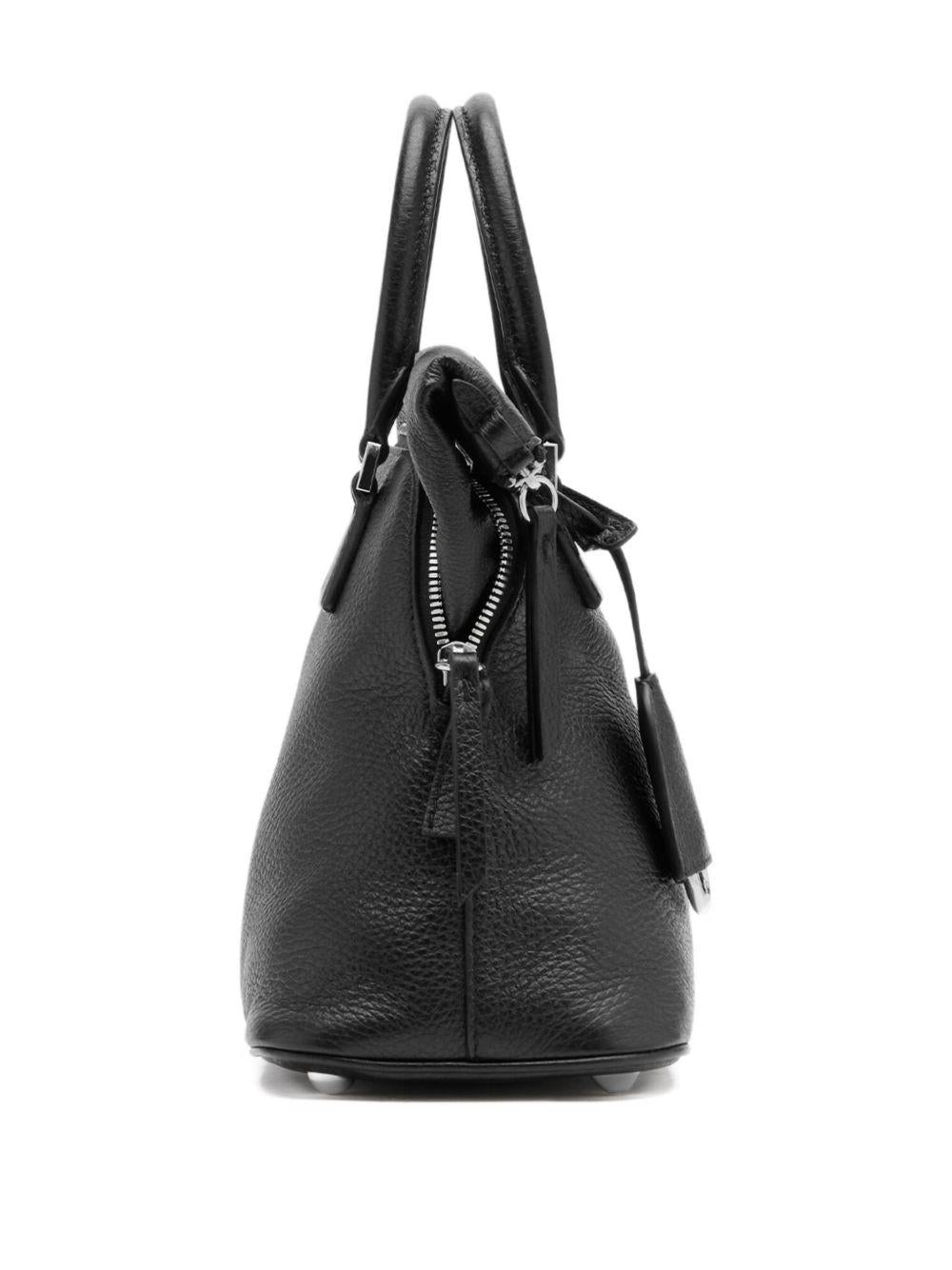 MAISON MARGIELA Borsa nera in pelle di vitello 