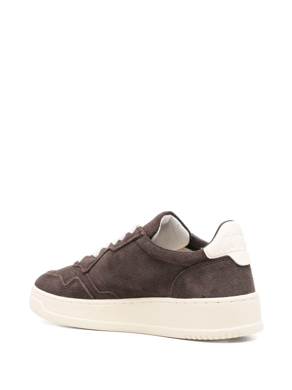 AUTRY Sneakers in pelle scamosciata marrone 