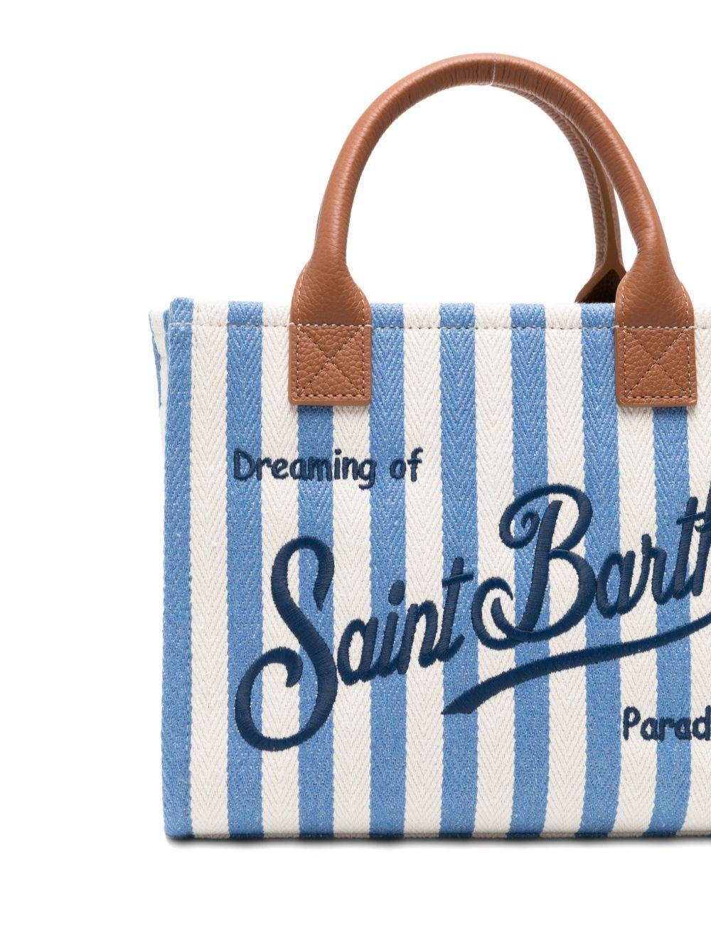MC2 SAINT BARTH Borsa a mano Vanity Bag Midi con rifiniture in pelle 