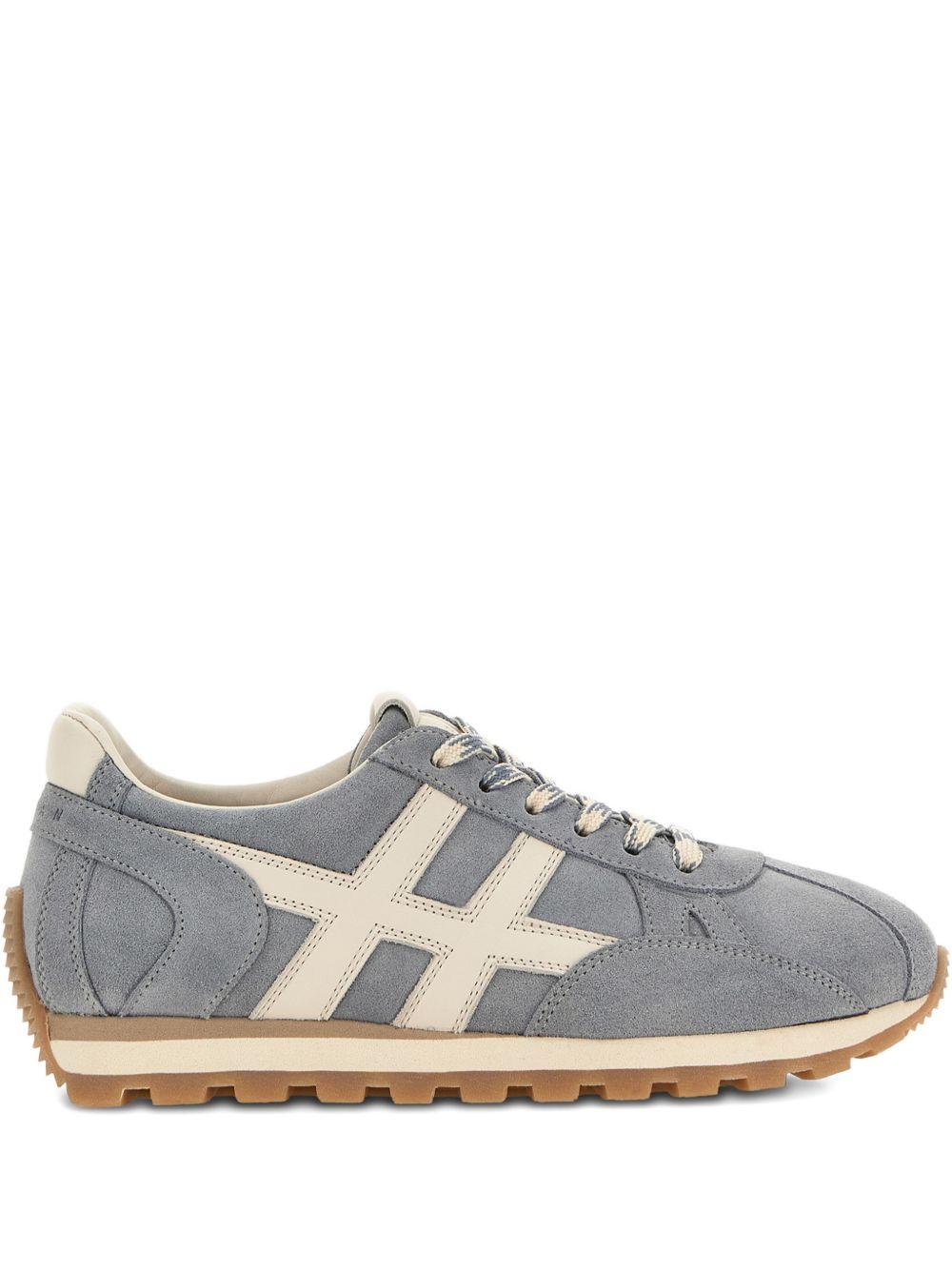 HOGAN Sneakers 86er azzurre in suede 