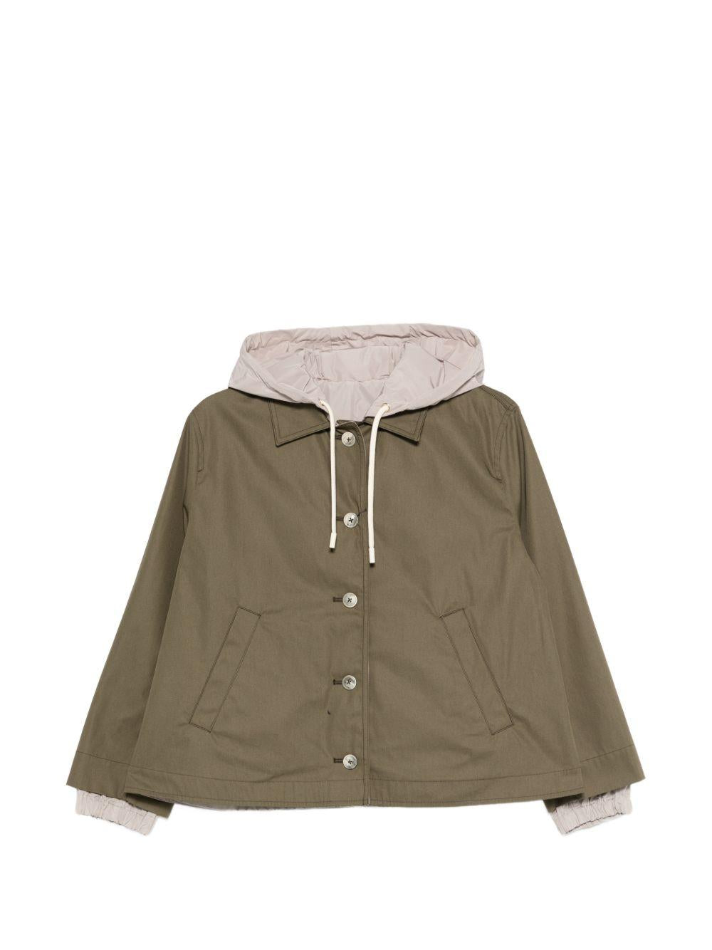 HERNO Giacca double face con cappuccio 