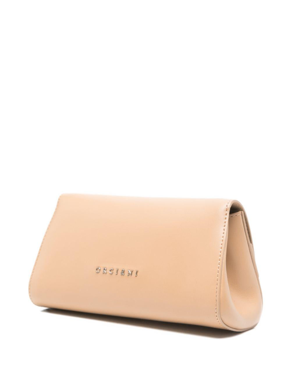 ORCIANI Borsa Alba Chain arancione 