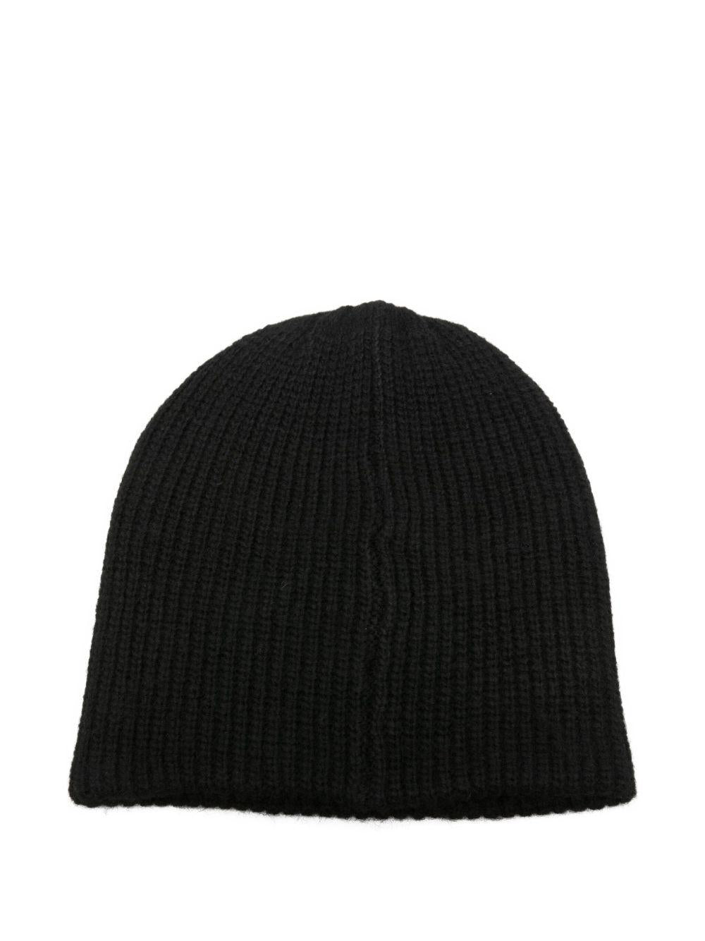 AMISH Berretto nero con logo 