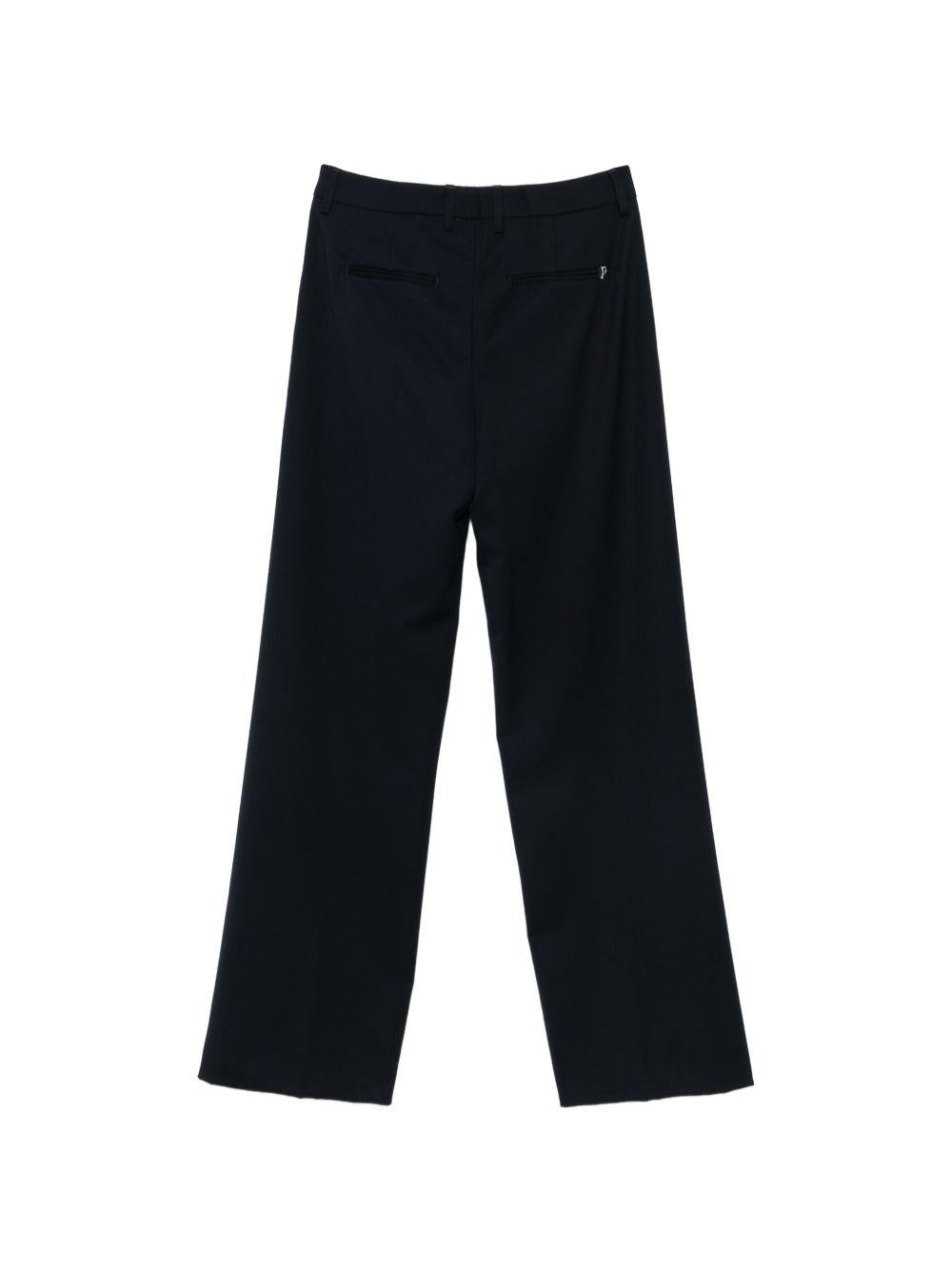 DONDUP Pantaloni Lia blu a gamba larga 