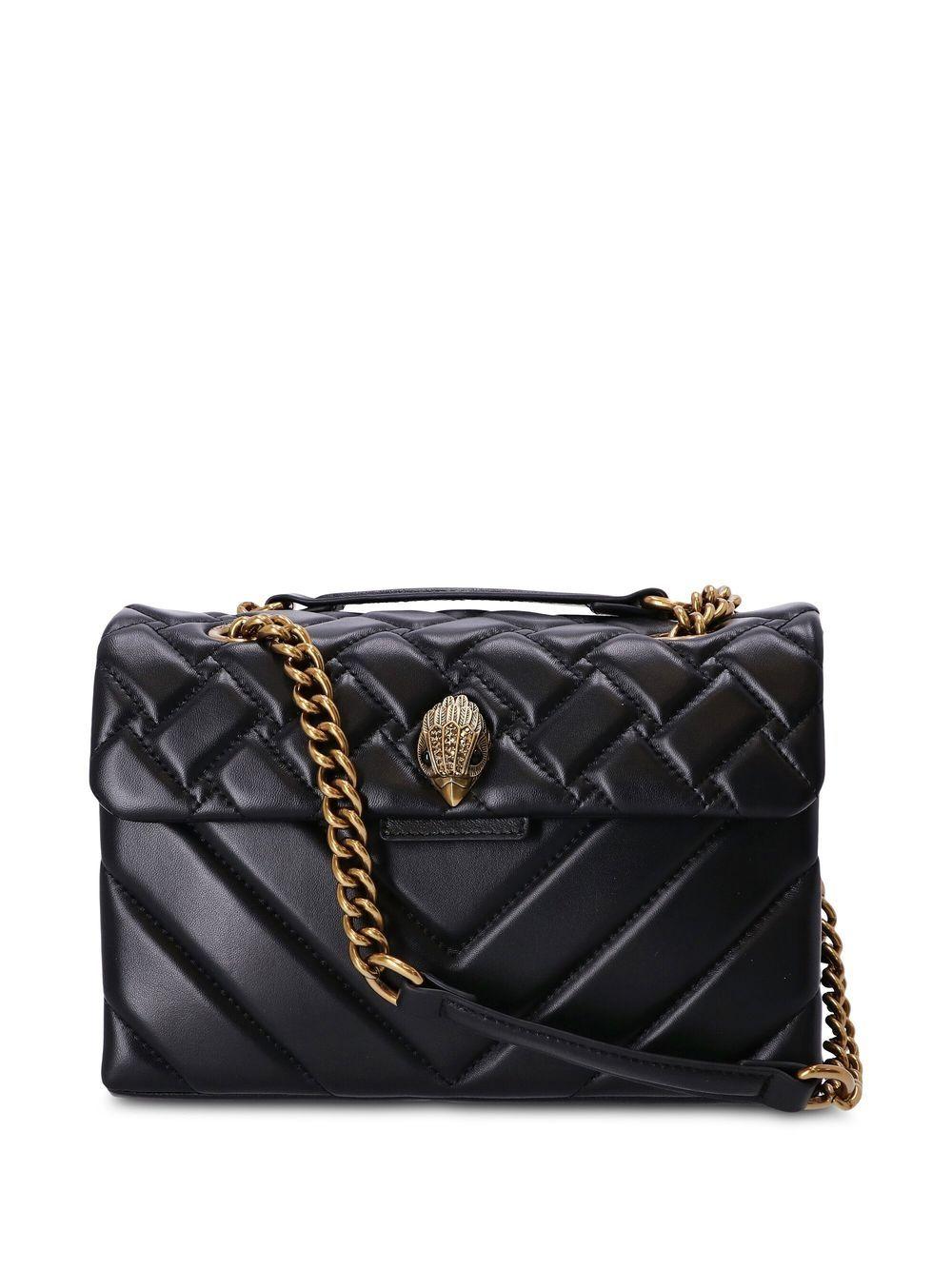 KURT GEIGER Borsa a spalla Kensington in pelle nera 