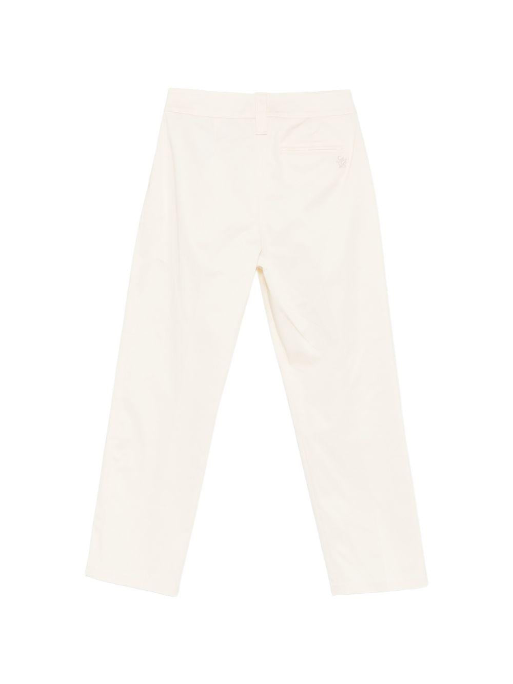 LIUJO Pantaloni bianchi in cotone 