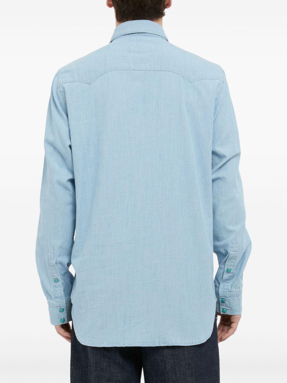 CHESAPEAKES Camicia 'Flagstaff' in denim con tasche 