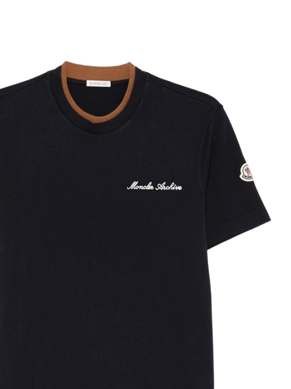 MONCLER T-shirt in cotone con logo 
