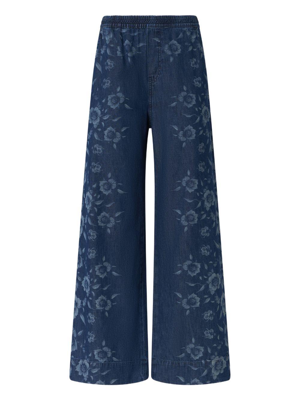 PINKO Blu jeans con stampa floreale 