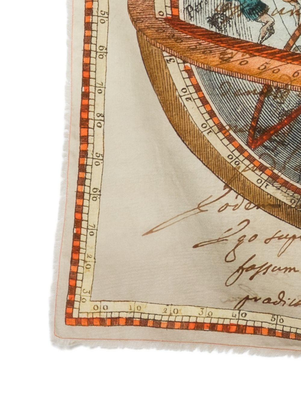 FALIERO SARTI Foulard Little World Map in cotone 