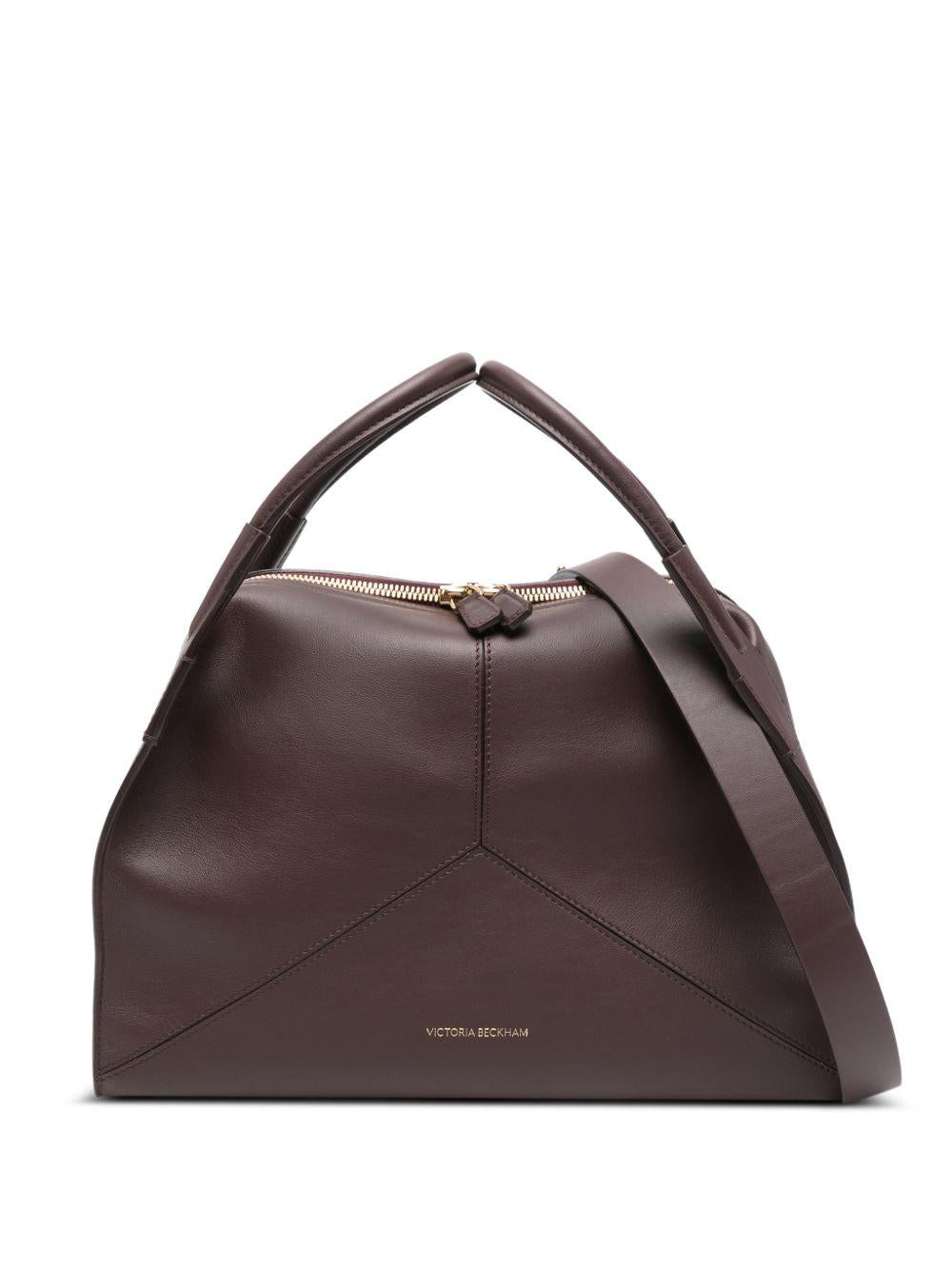 VICTORIA BECKHAM Borsa a mano tote in pelle bordeaux 