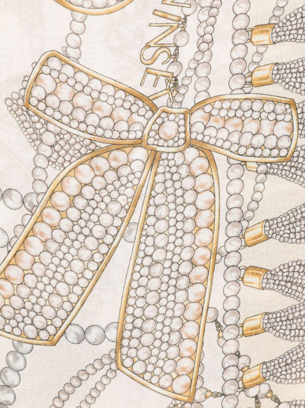 TWINSET Sciarpa con stampa romantica in modal 